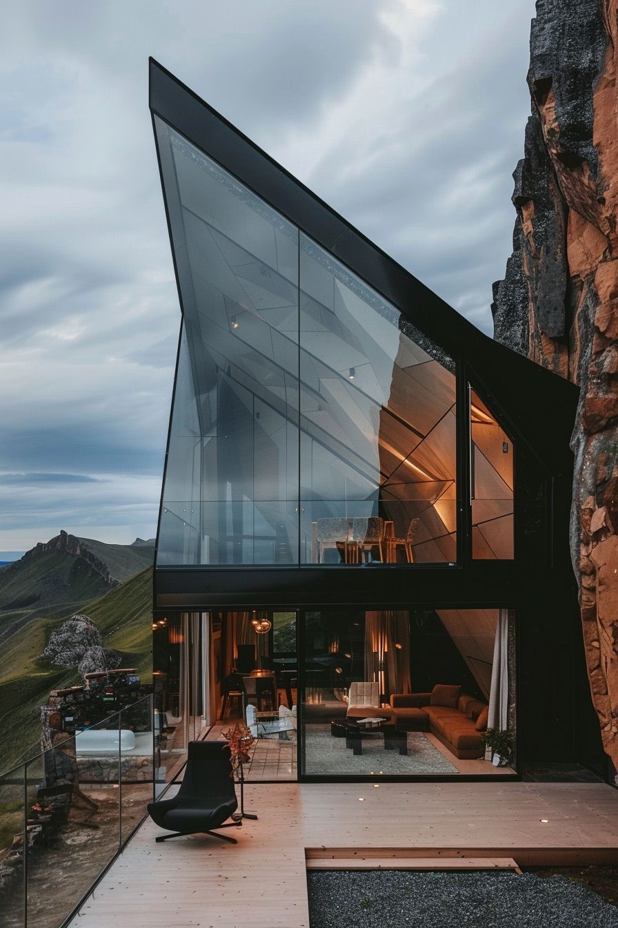 geometric loft cabin