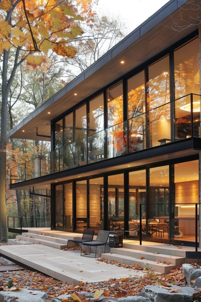 Floor-to-ceiling Glass Walls