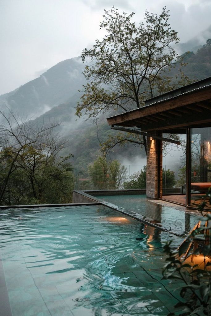 mountain house pool oasis