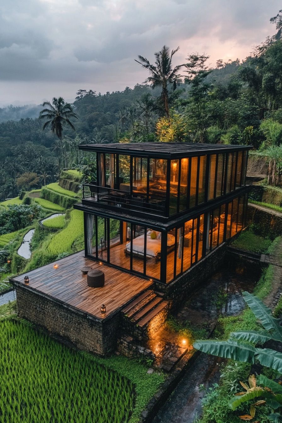 shipping container cabin tropical 2