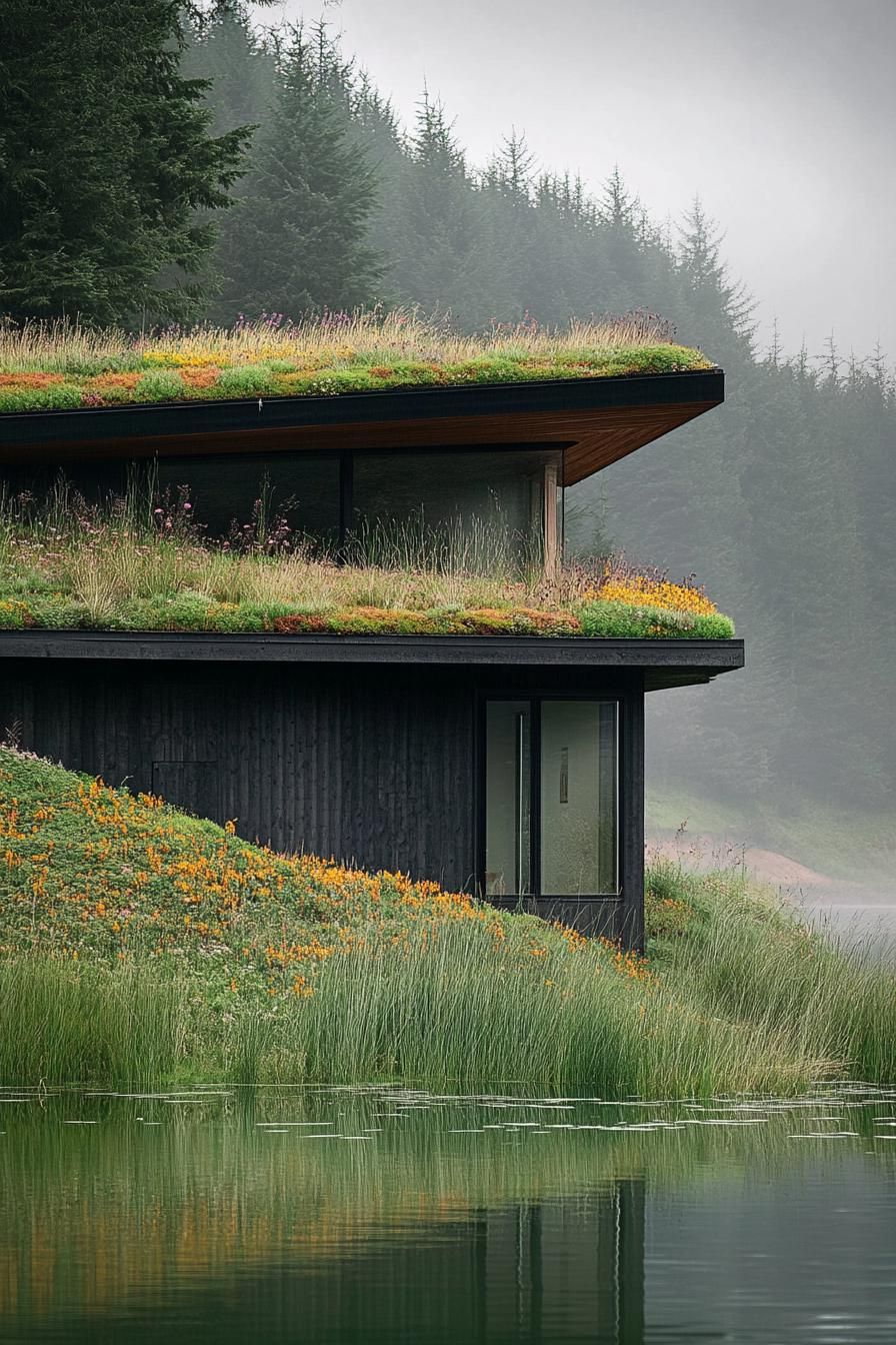 Green-roof With Wildflowers