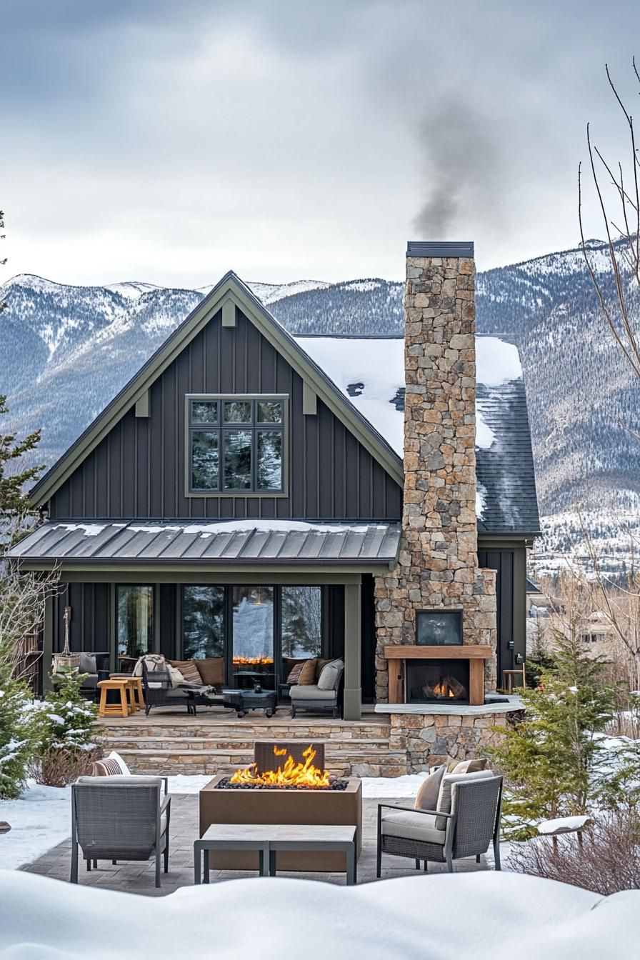 The Cozy Peaks: A Fire-Lit Affair