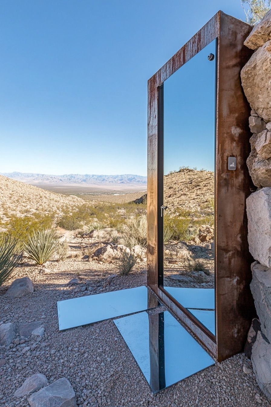 shipping container desert cabin 2