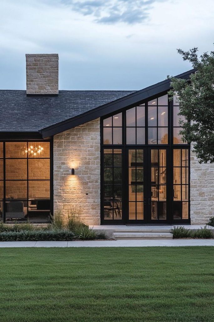 Stone Serenity: A Ranch Retreat Unveiled