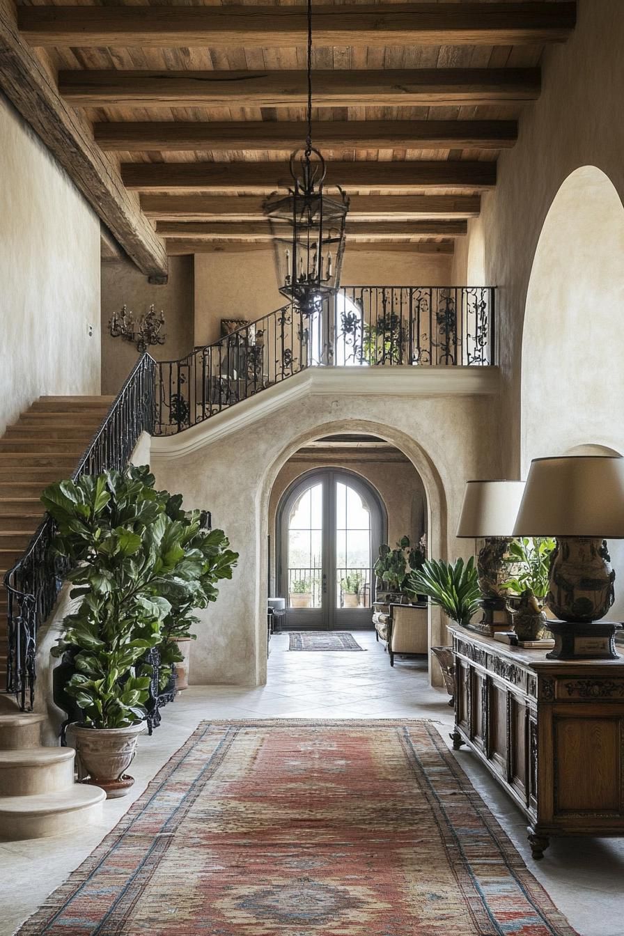 A Grand Entry into Rustic Elegance