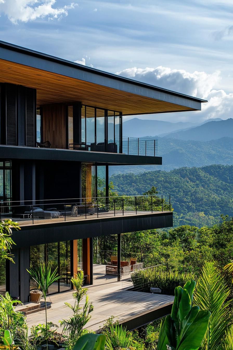 Black Weatherproof Cladding House