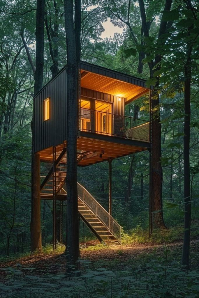 Minimalist Steel and Wood Blend