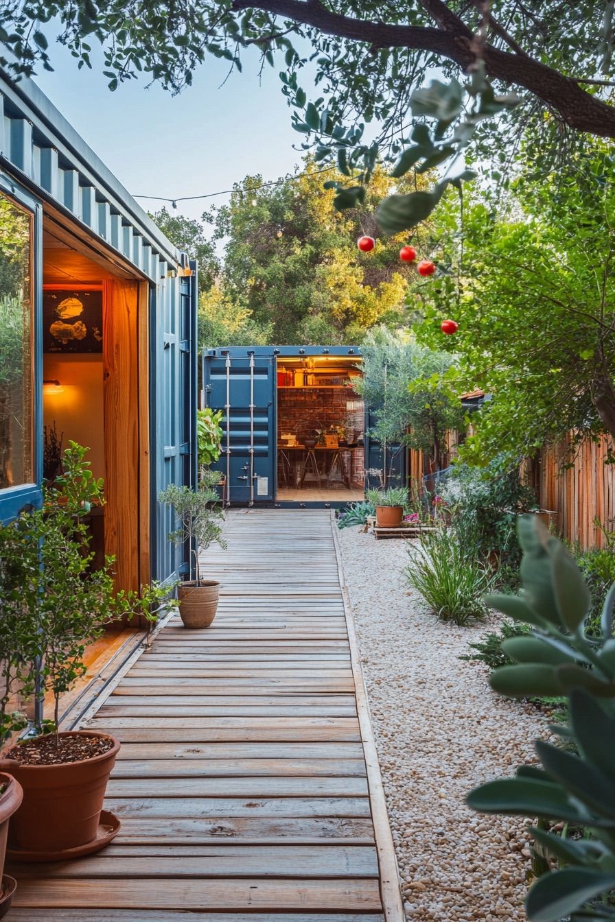 Mediterranean Courtyard Cabin