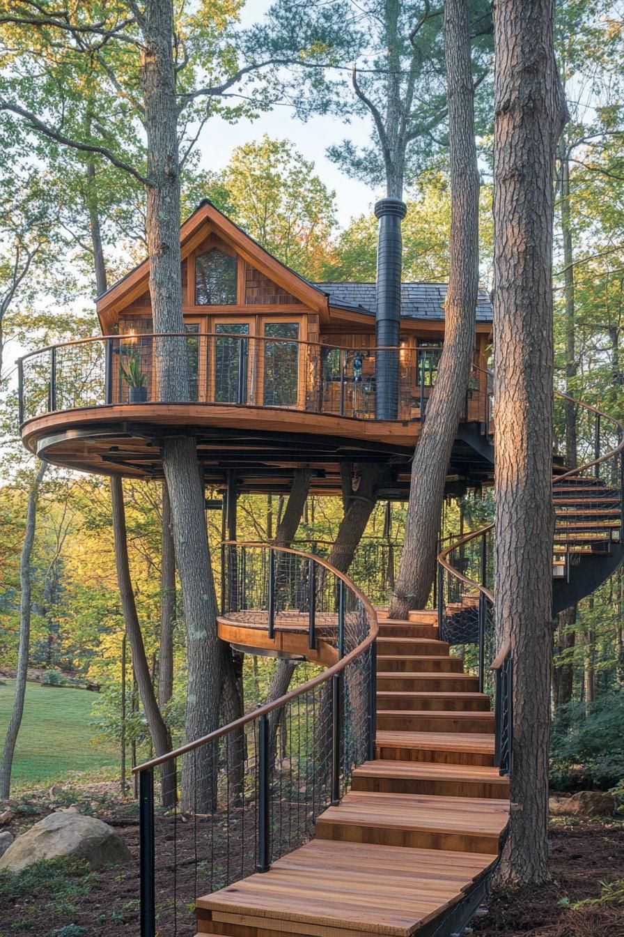 Heavenly Haven Among the Trees