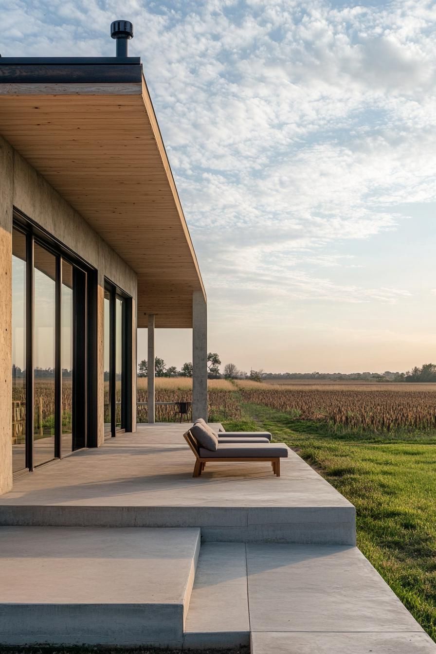 Dawn’s Embrace: The Modern Ranch Vista