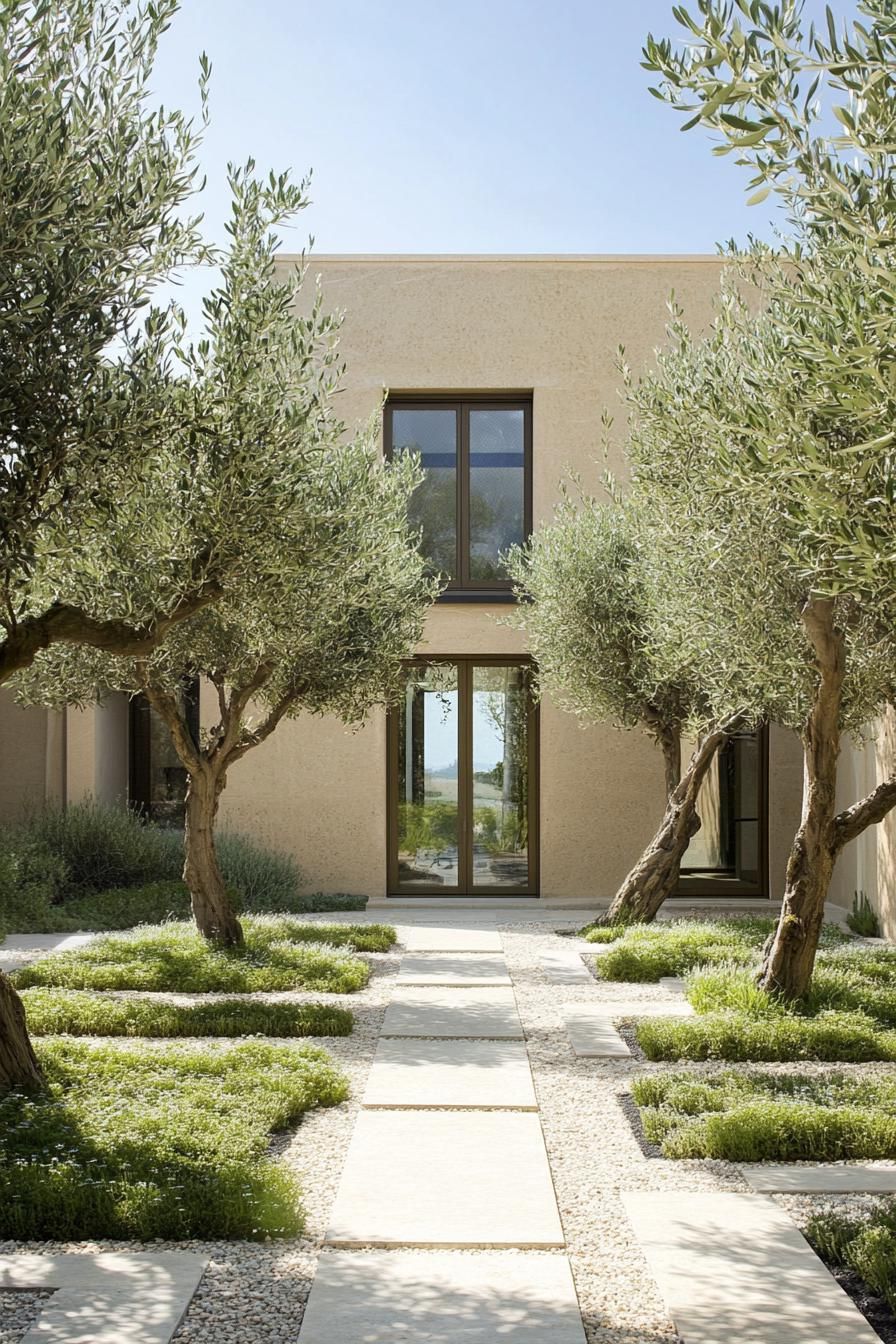 Olive Trees in the Garden