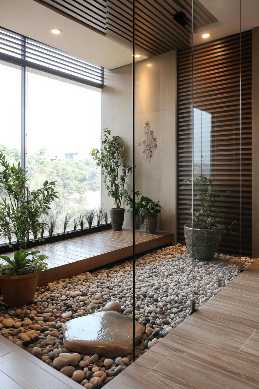 Indoor Oasis: A Modern Courtyard Retreat