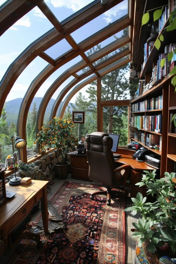 greenhouse style home office