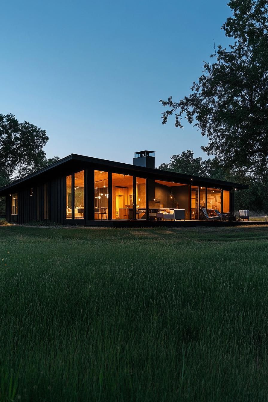 Illuminated Haven: Twilight Ranch Harmony