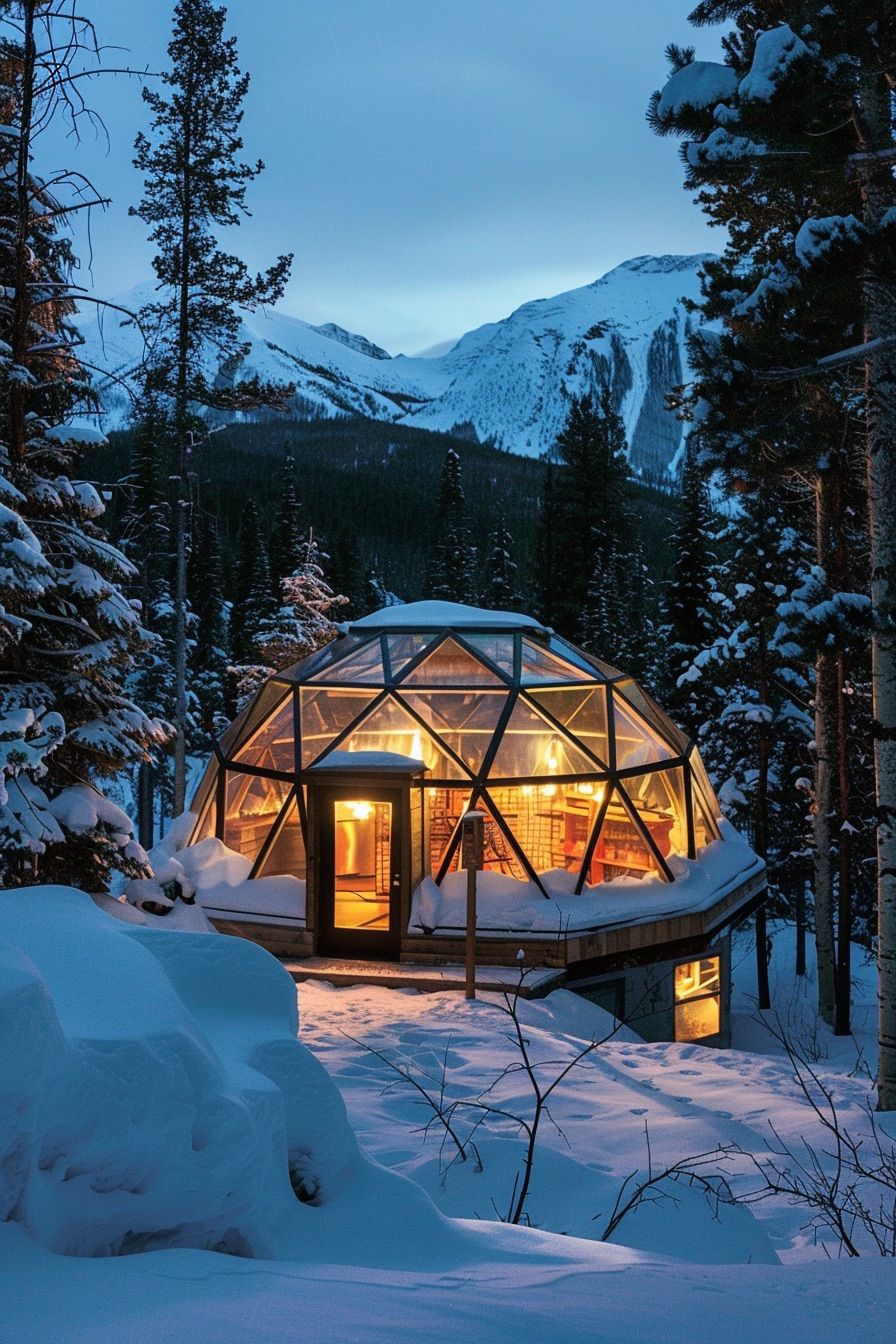 glass igloo