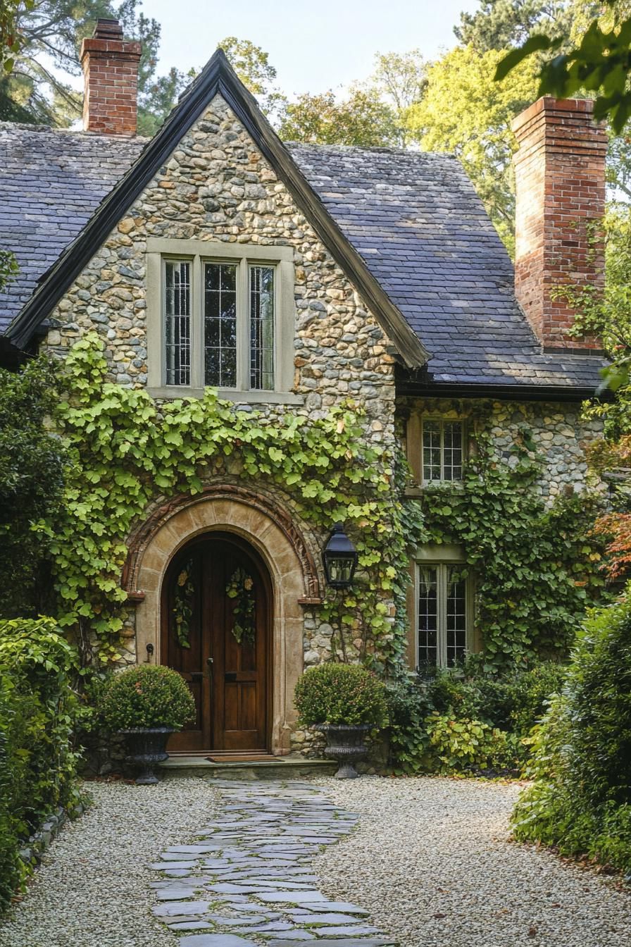 Charming Stone Cottage with Ivy Embrace