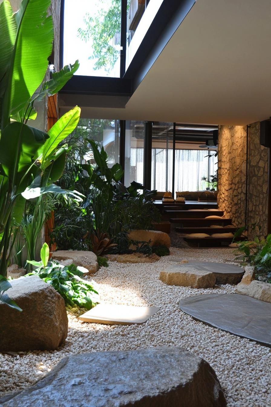 modern house atrium garden 2