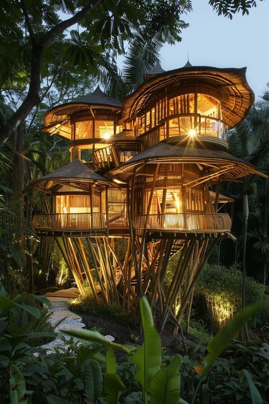 bamboo cabin