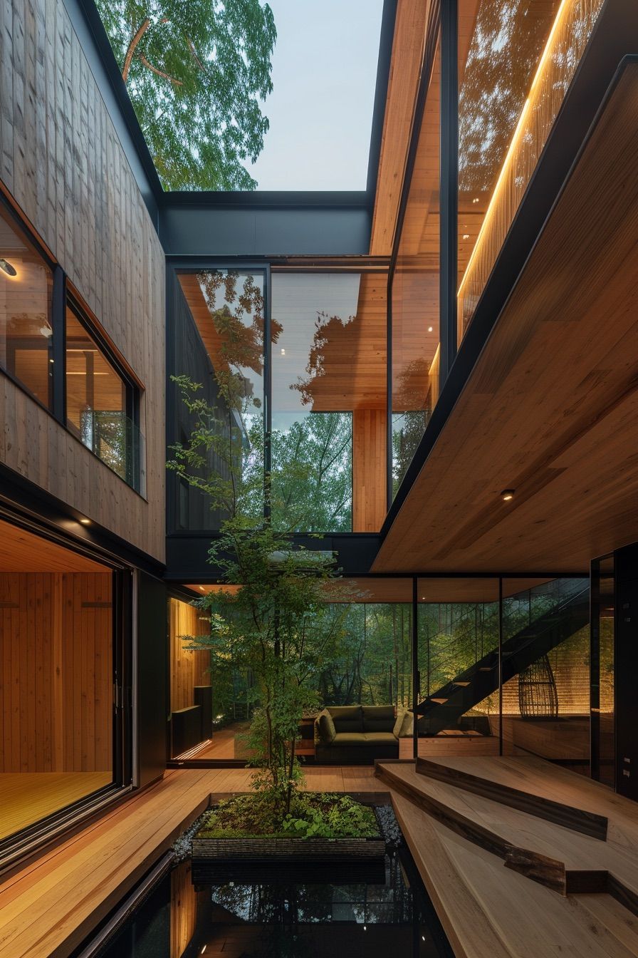 Floating Wooden Decks
