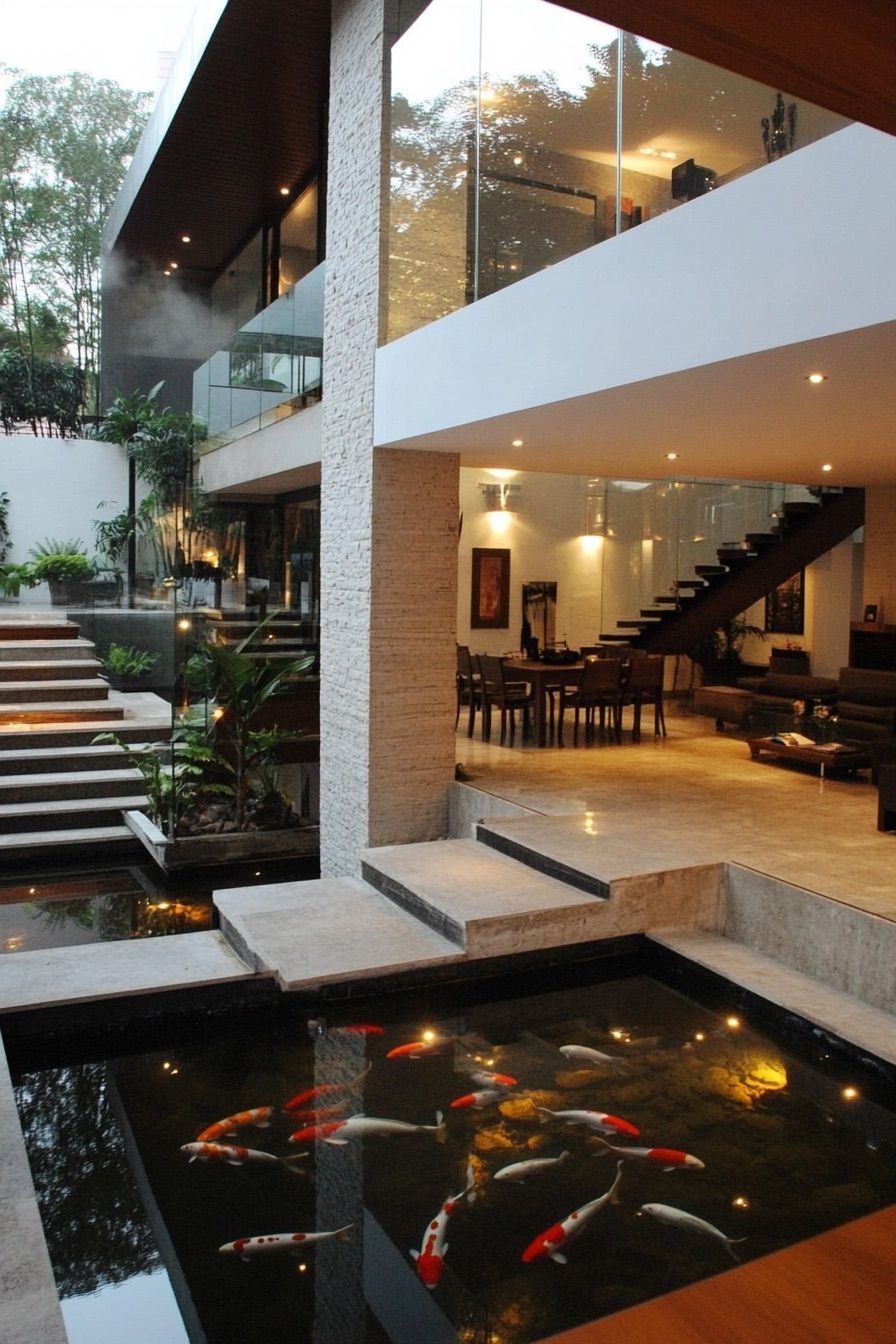 atrium koi pond 3