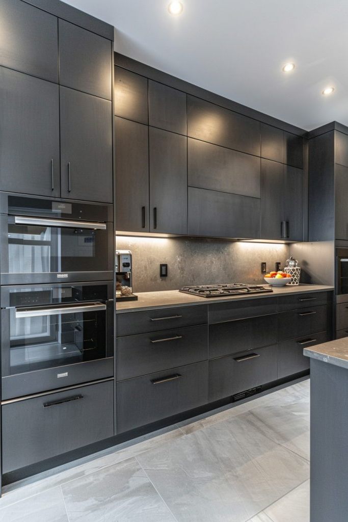 Matte Grey Cabinetry