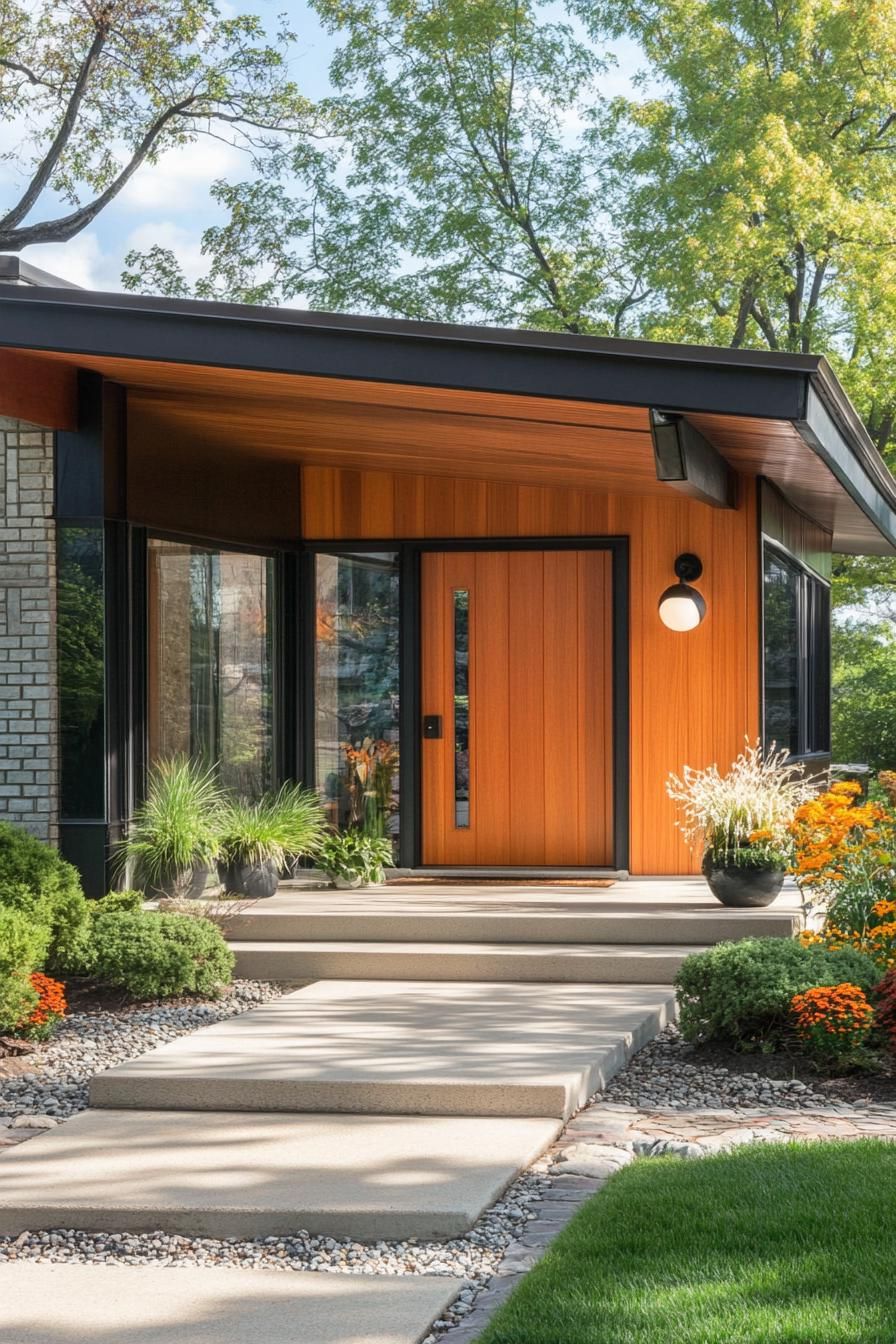 Natural Wood Accents for Porch or Siding