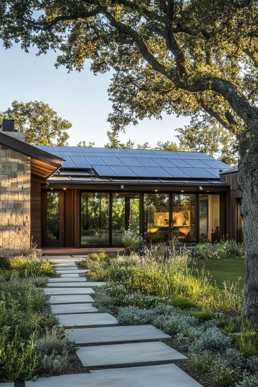Sunlit Garden: Modern Ranch Ambiance