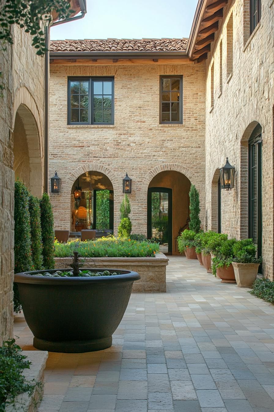 Tuscan Courtyard Charm