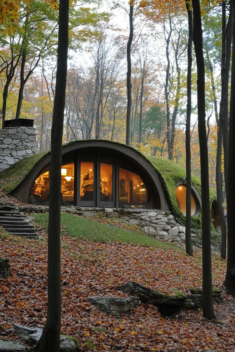 Hobbit-inspired Earth Shelter