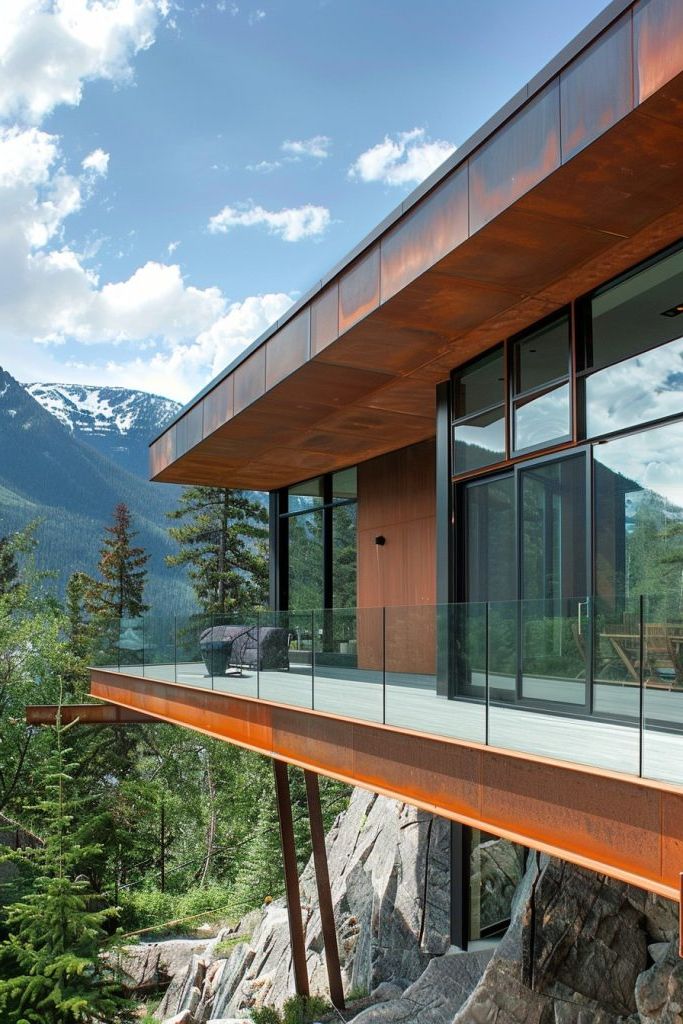 elevated balcony