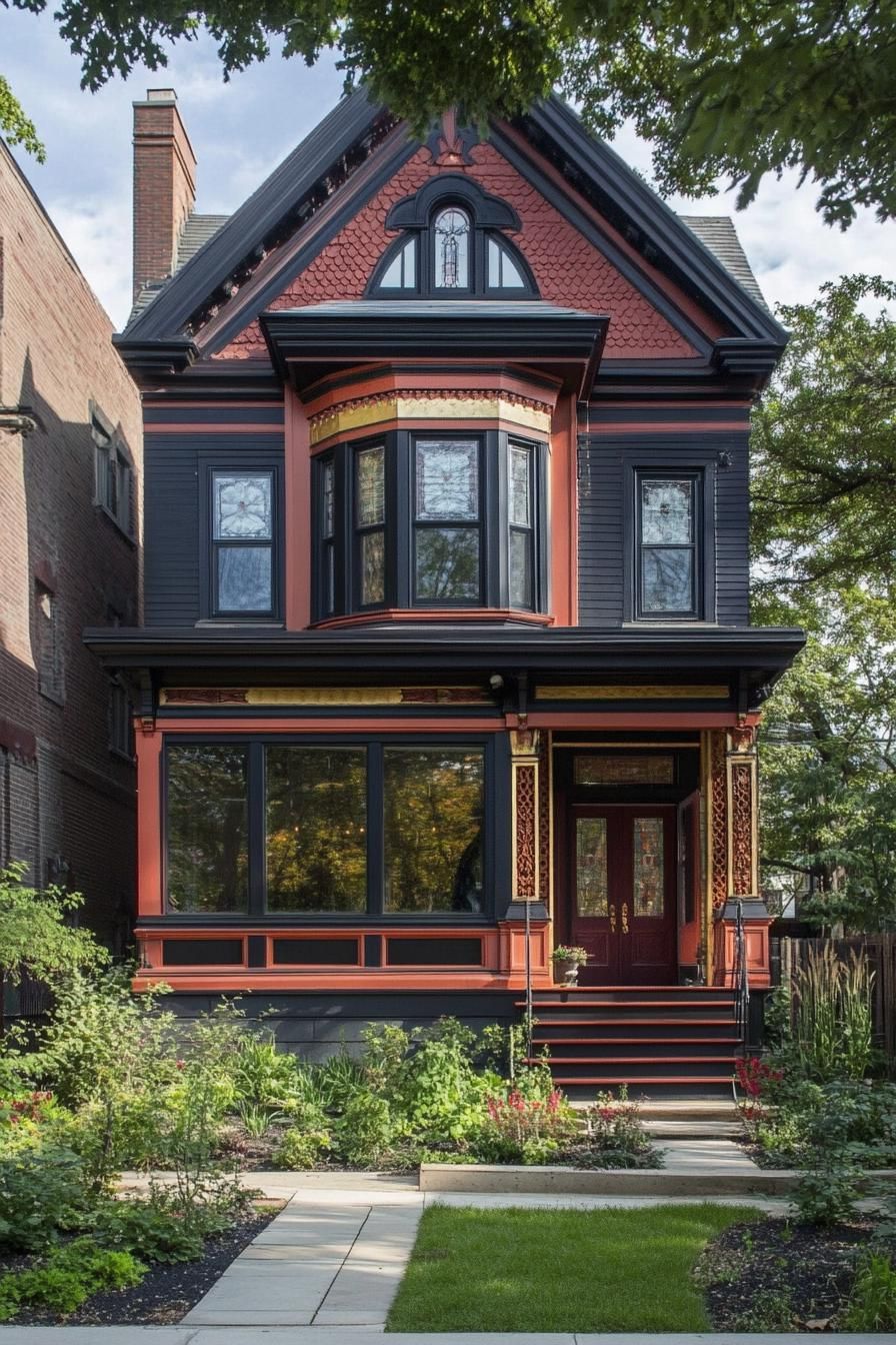Modernist Lines With Victorian Trim