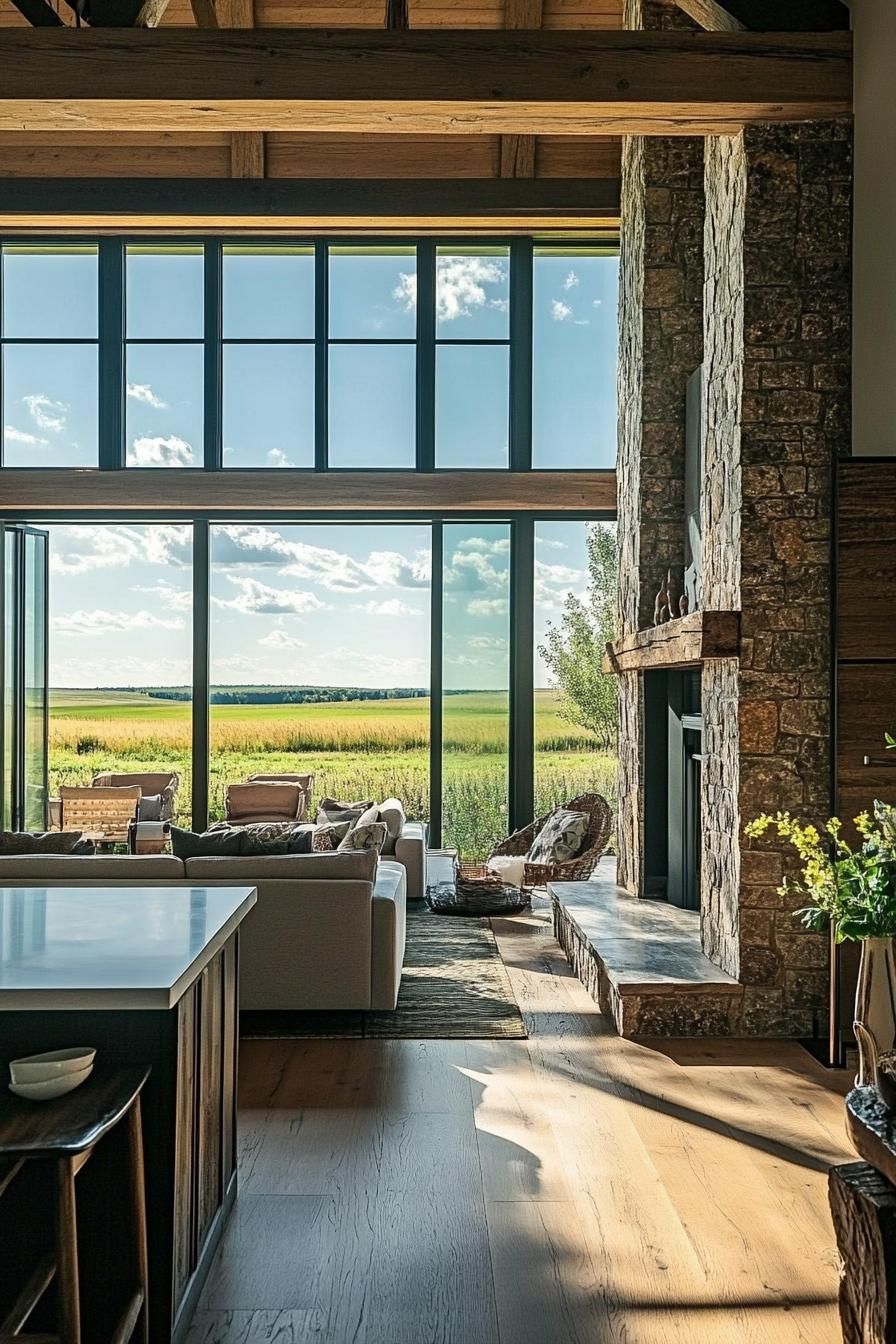dream luxury farmhouse home stunning prairie views 3
