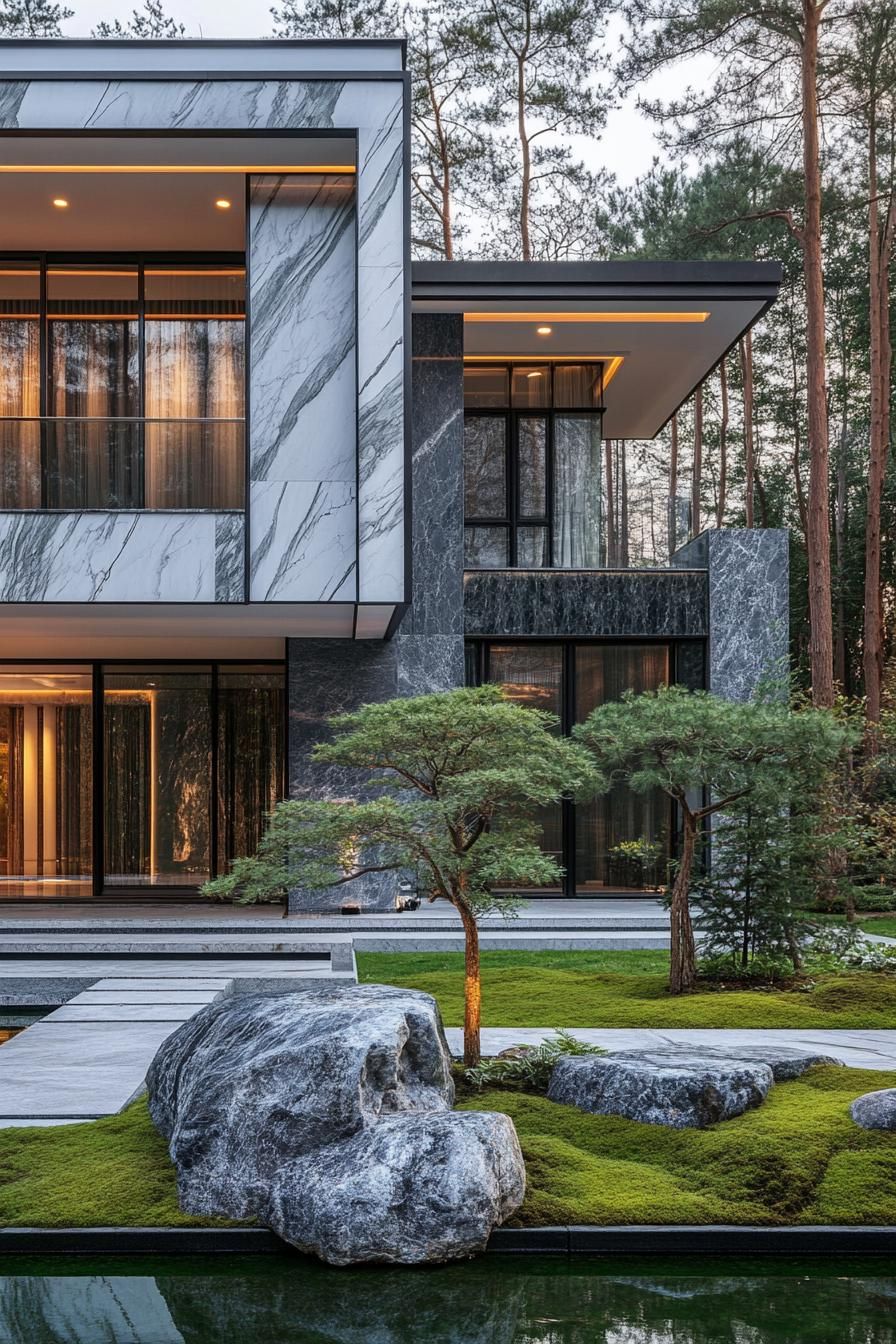 Luxurious Contemporary House with Zen Garden