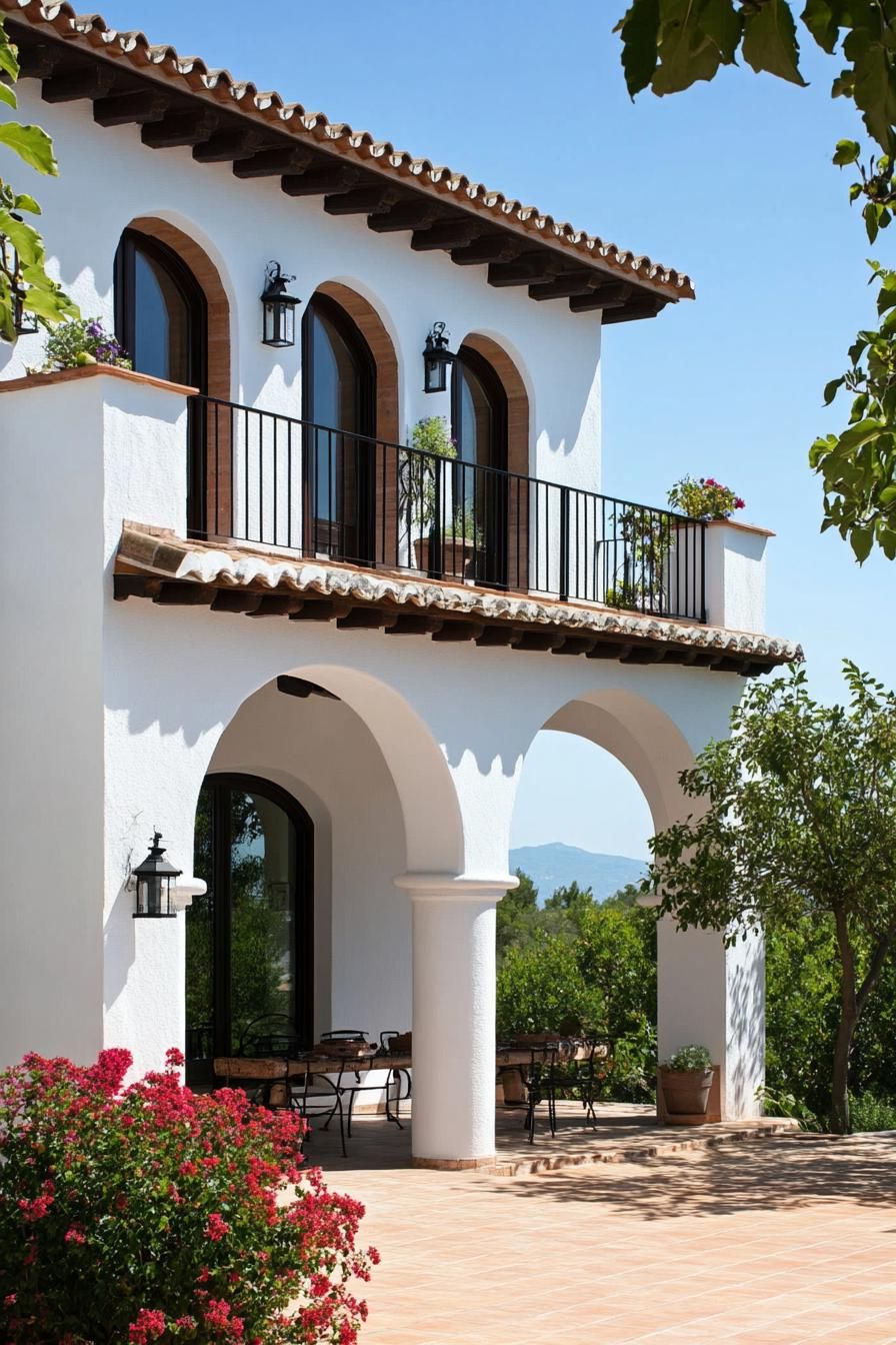 Wrap-around Porch With Arches