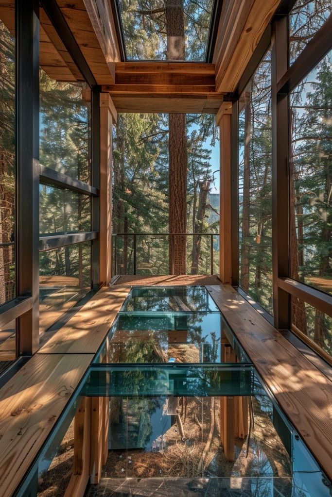 cabin glass floors