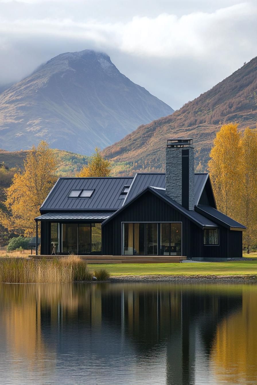A Quiet Splash of Charcoal and Mountain Mist