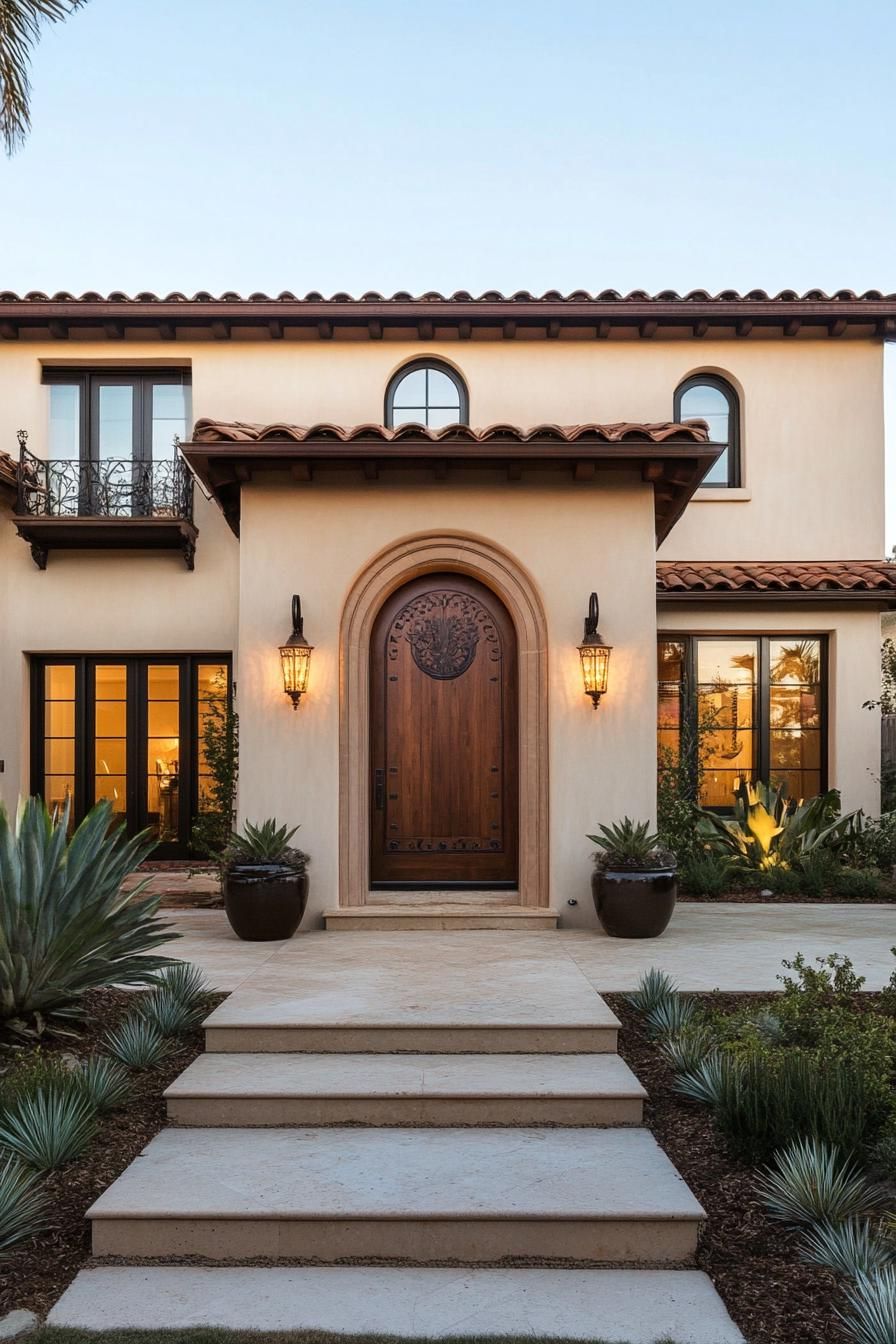 Large, Ornate Entry Doors