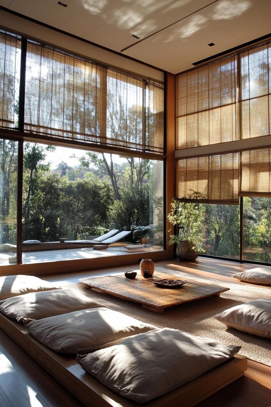 modern japanese style zen home with shoji screens 2