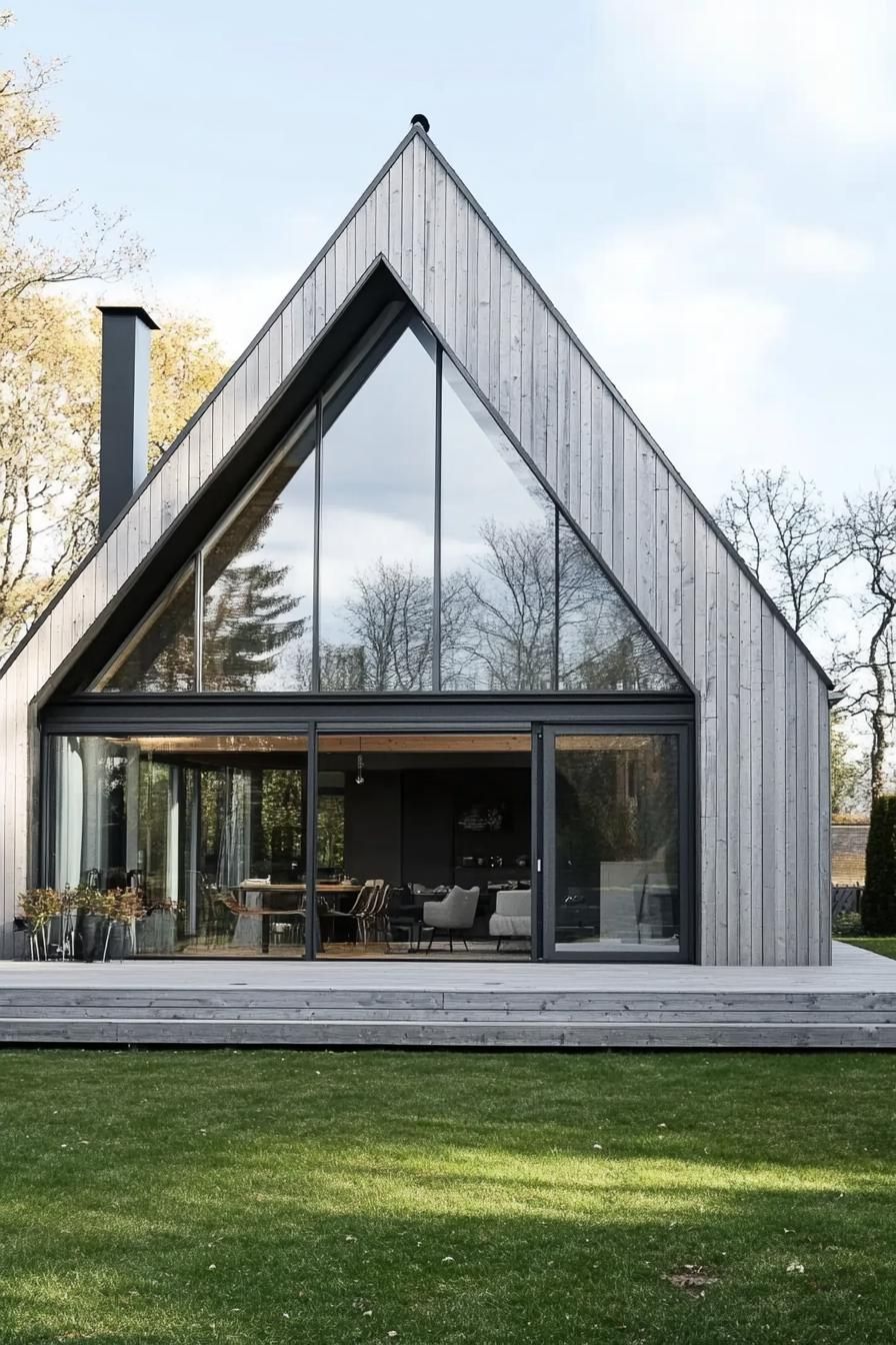 Nordic House With a Touch of Glass