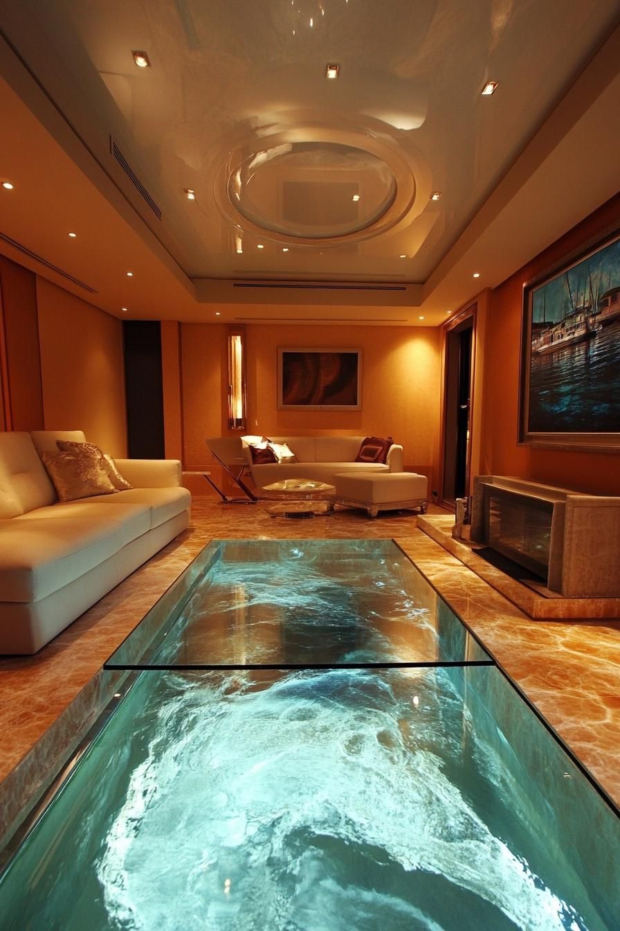Floating Villa With Glass Floors