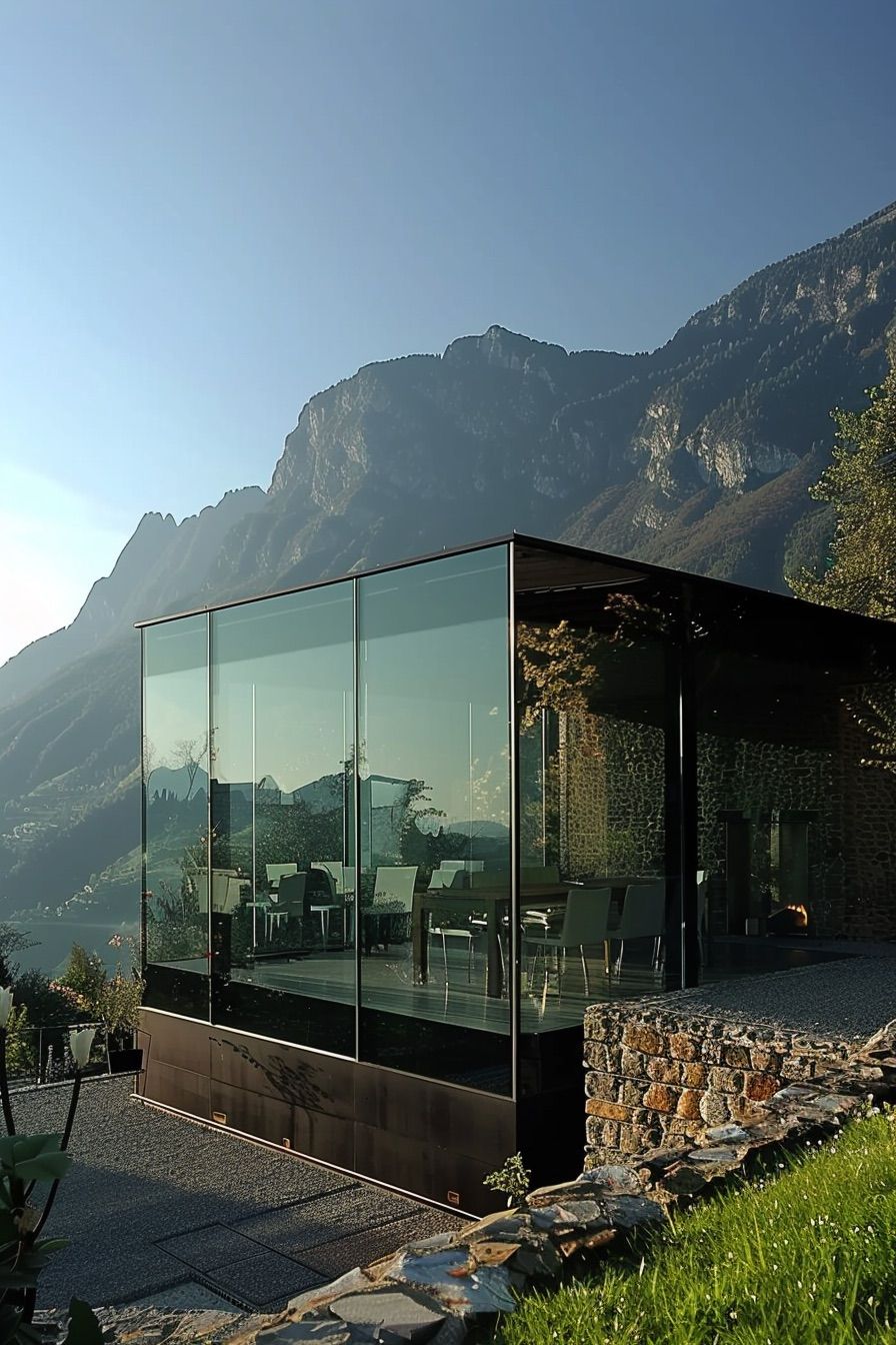 glass house view