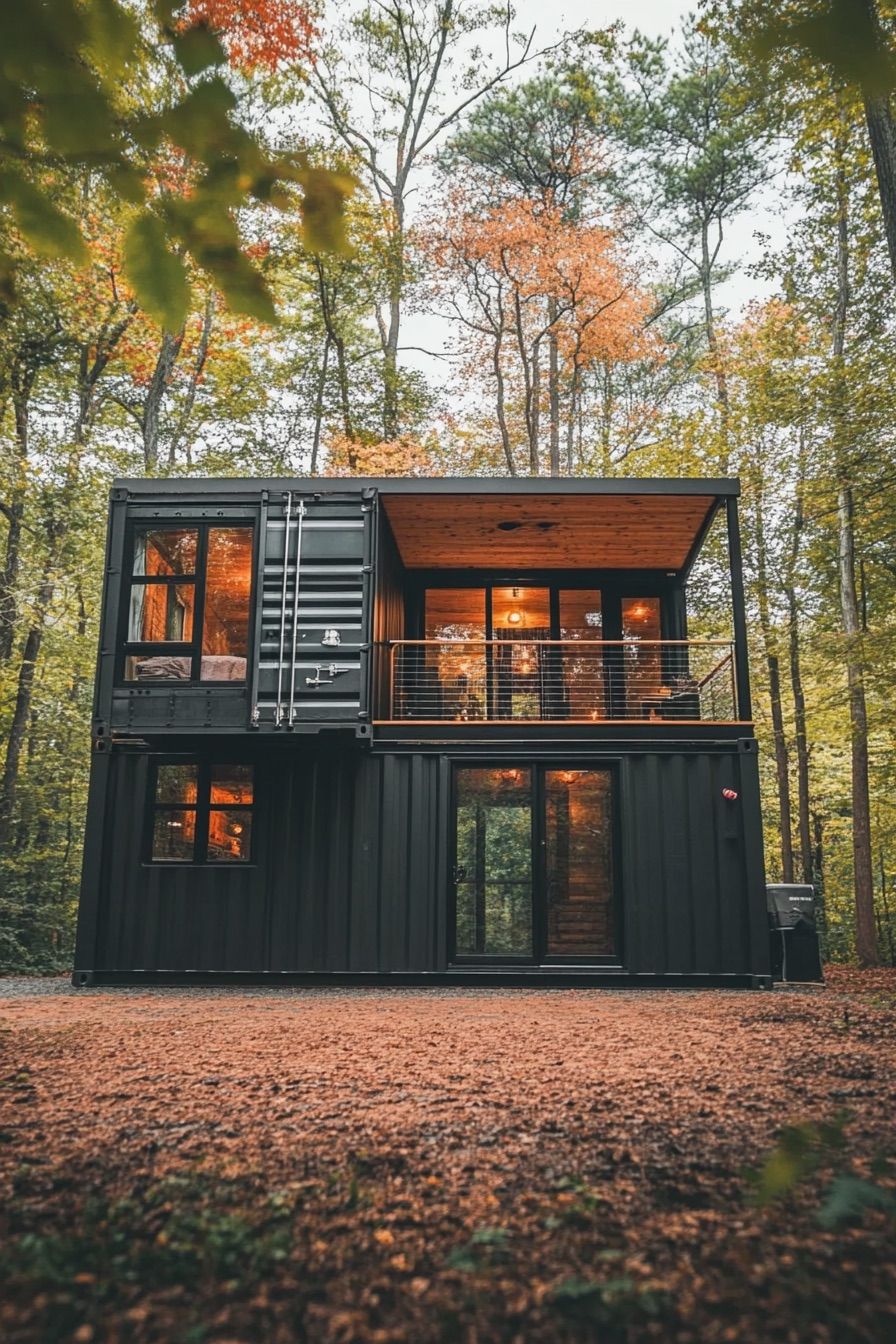 shipping container house cabin 2