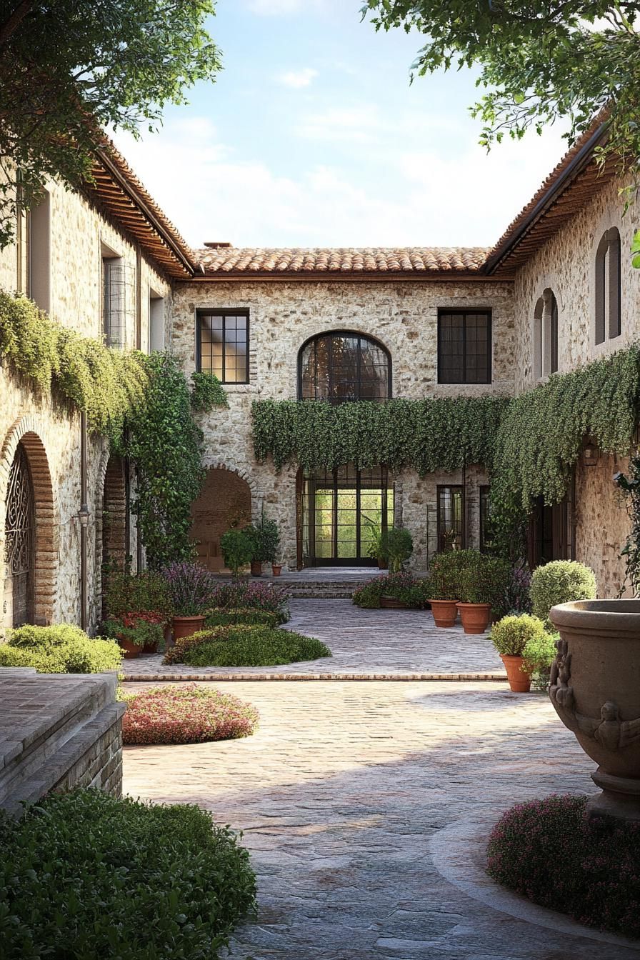 Enchanting Courtyard of Tuscany