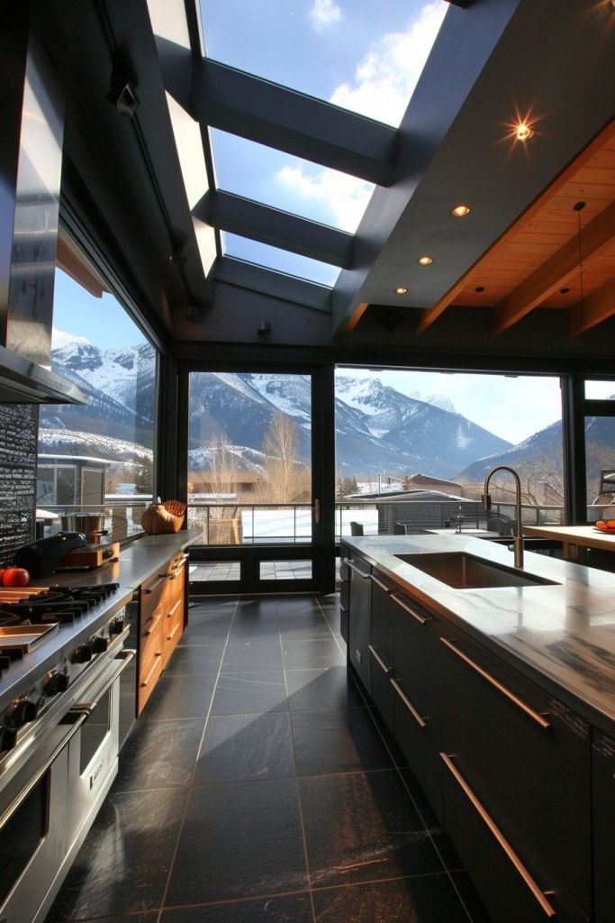 Retractable Ceiling Skylights for Stargazing