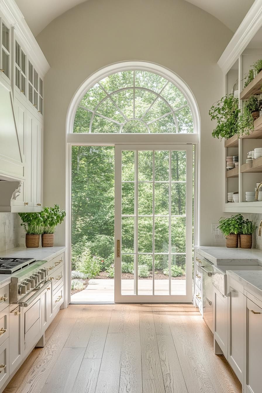 Sunlit Serenity: A Kitchen Wonderland