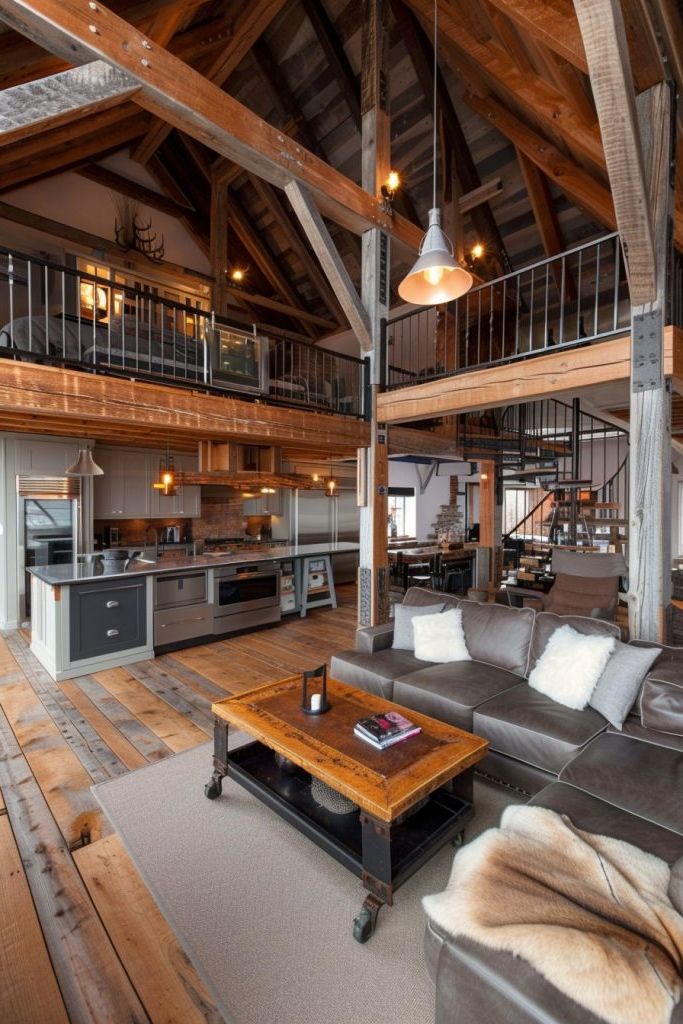 Rustic Barn, High-tech Loft
