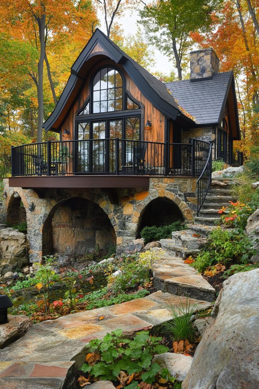 A Fairy-Tale Retreat Among Autumn Leaves