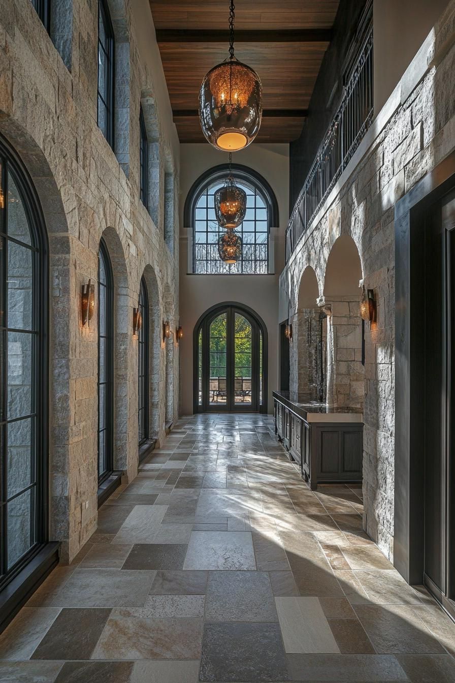 modern castle style manor dream house 2