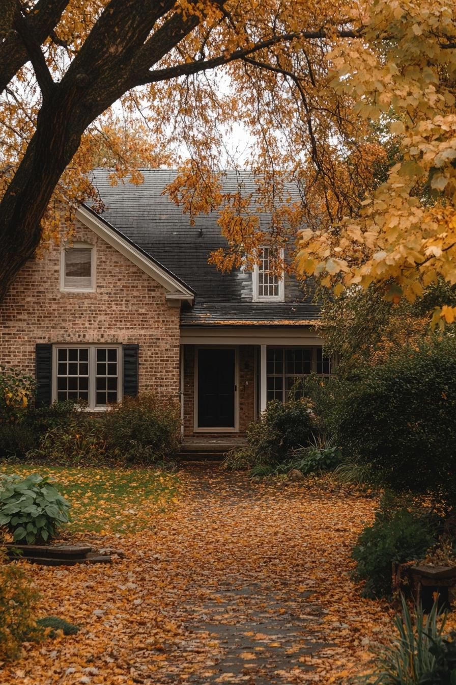 Charming Autumn Suburban Home