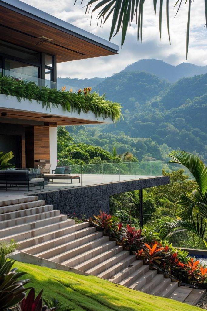 terraces with views